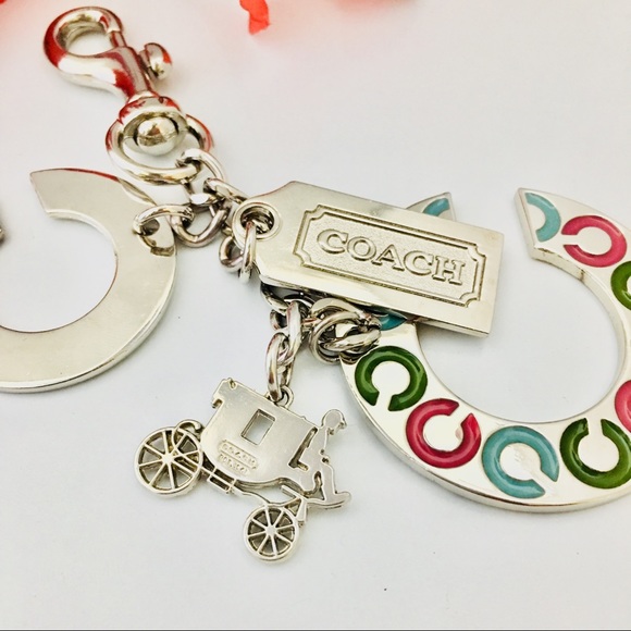 ❗️SOLD❗️COACH Charm Keychain Bag Pendant X57 - Picture 3 of 6